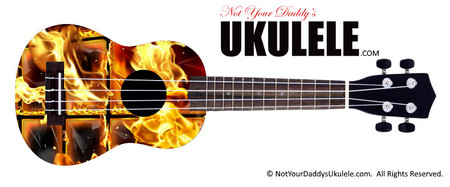 Buy Ukulele 3d Fire 