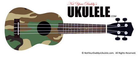 Buy Ukulele Camo Green 1 
