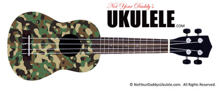 Buy Ukulele Camo Green 19 