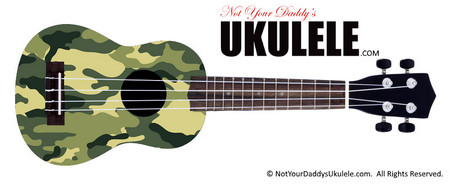 Buy Ukulele Camo Green 3 