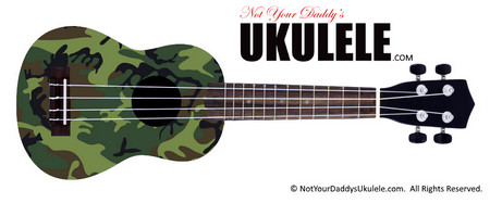 Buy Ukulele Camo Green 4 