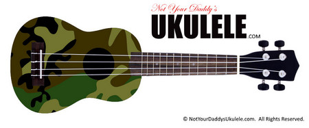 Buy Ukulele Camo Green 5 