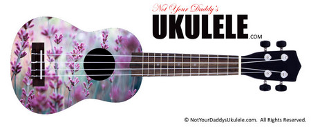Buy Ukulele Flowers Purple 
