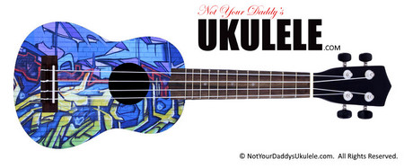 Buy Ukulele Graffiti Blue 