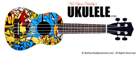 Buy Ukulele Graffiti Vector 