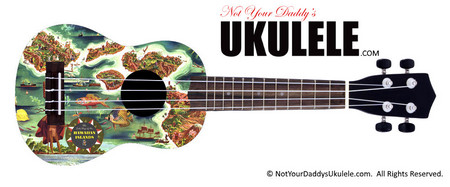 Buy Ukulele Hawaiian Map 