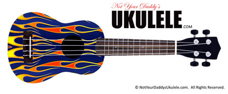 Buy Ukulele Hotrod Blue Left 