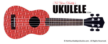 Buy Ukulele Metalshop Ornate Red 