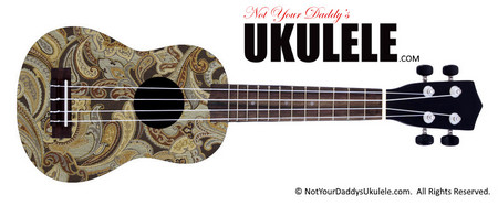 Buy Ukulele Paisley Fabric 