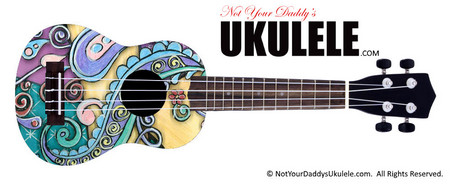 Buy Ukulele Paisley Painted 