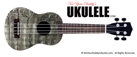 Buy Ukulele Skinshop Alligator Bw 