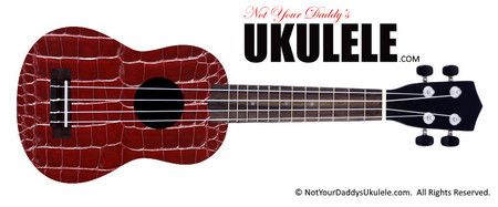 Buy Ukulele Skinshop Snake Maroon 