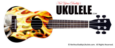 Buy Ukulele Skull Flame 